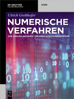 cover image of Numerische Verfahren